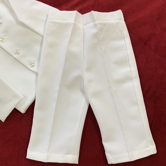 Vintage Peter Piper 3 Piece White Suite Boys Size 24 Months - Picture 5 of 6